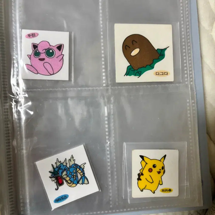 [BUNJANG] 1999 Pokemon Battle Stickers Pikachu Diglett Gyarados Purin Bundle Set / 1999년 포켓몬스터 고전 띠부실 일괄 판매