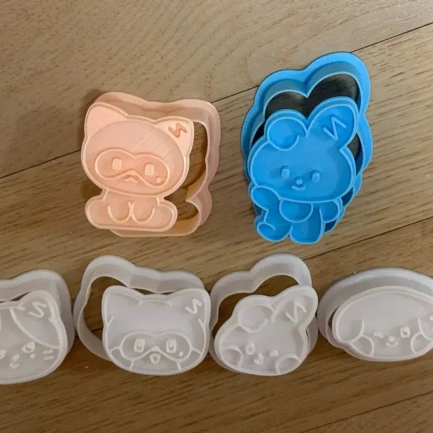 [BUNJANG] ZB1 2W Heartbeat Cookie Cutter Set Hao Yujin Ricky Gyuvin / 제베원 앤더블 심장콩딱 쿠키틀 쿠키커터 하오 유진 리키 규빈