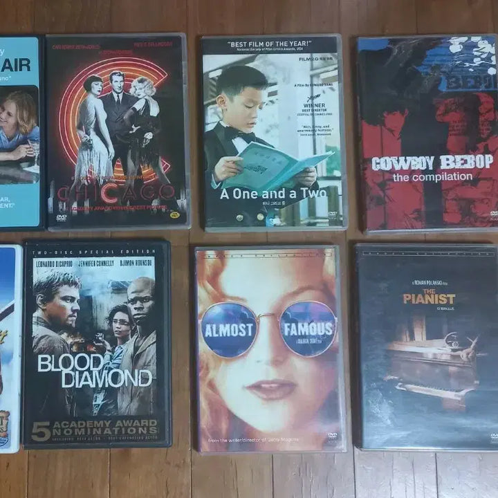 [BUNJANG] Various Movie DVDs Collection / 시카고, 어 원 앤 어 투, 카우보이 비밥 등등 영화dvd정리