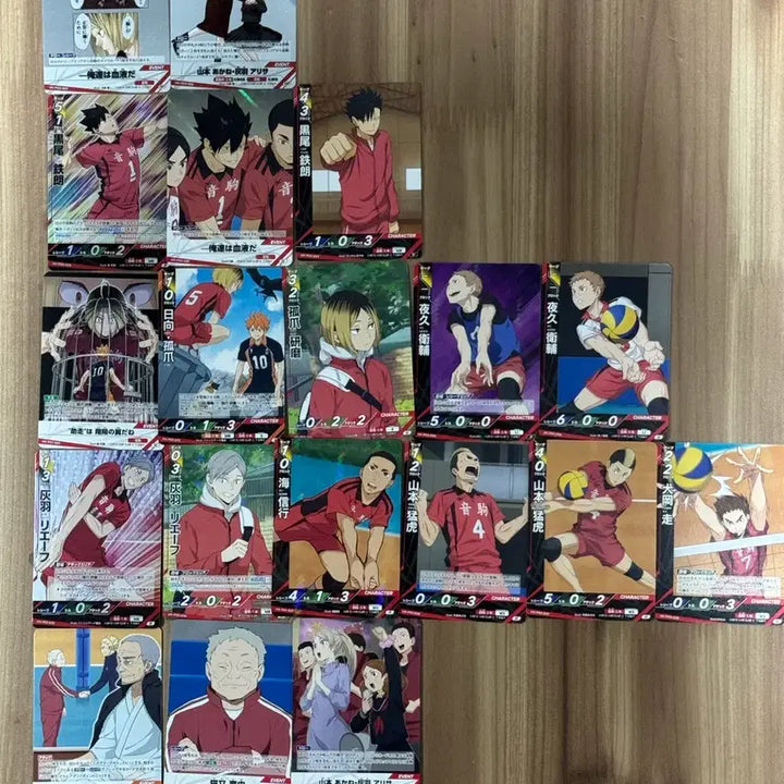 [BUNJANG] Nekoma Haikyuu!! Card Bundle Set / 하이큐 바보카 네코마 일괄