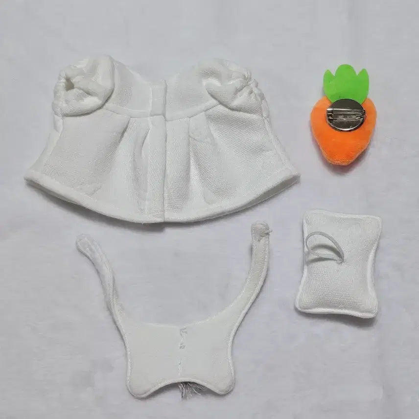 [BUNJANG] 20cm Cotton Doll Clothes Carrot Pajamas / 20cm 솜인형옷 당근잠옷