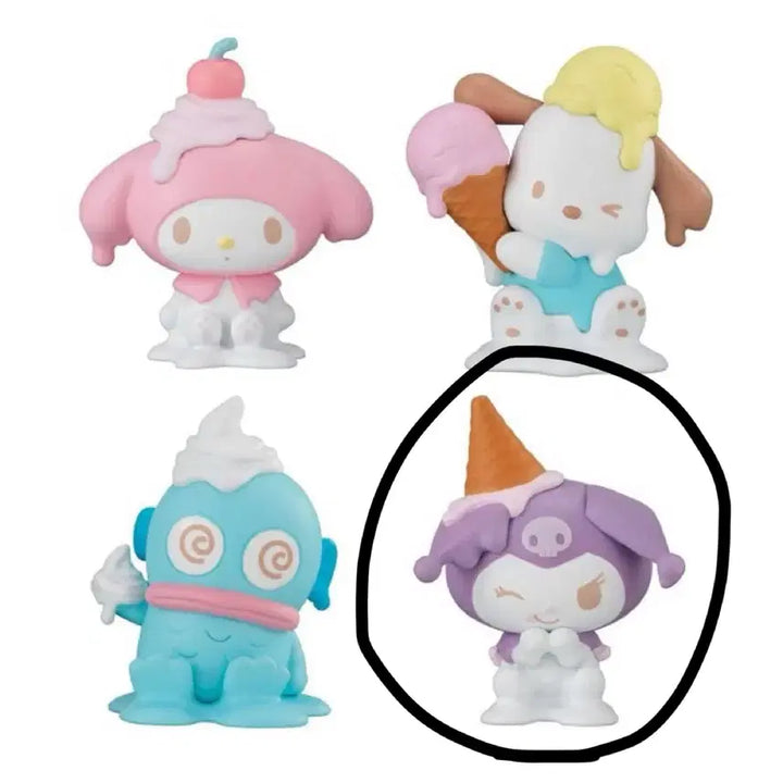 [BUNJANG] Sanrio Kuromi Gacha Figure 4-Piece Bundle Set / (일괄) 산리오 쿠로미 가챠 피규어 4종 세트