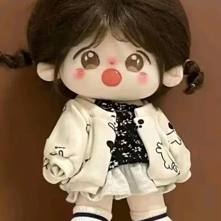 [BUNJANG] 20cm Cotton Doll Clothes Cardigan Set / 20cm 솜인형옷 가디건세트