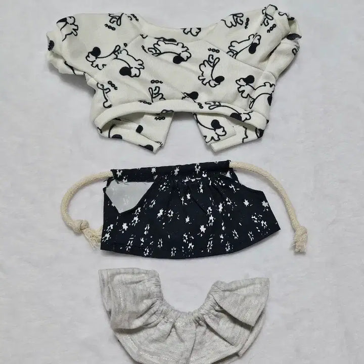 [BUNJANG] 20cm Cotton Doll Clothes Cardigan Set / 20cm 솜인형옷 가디건세트