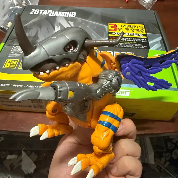[BUNJANG] Digimon MetalGreymon Transforming Figure / 고전 디지몬 메탈그레이몬 변피