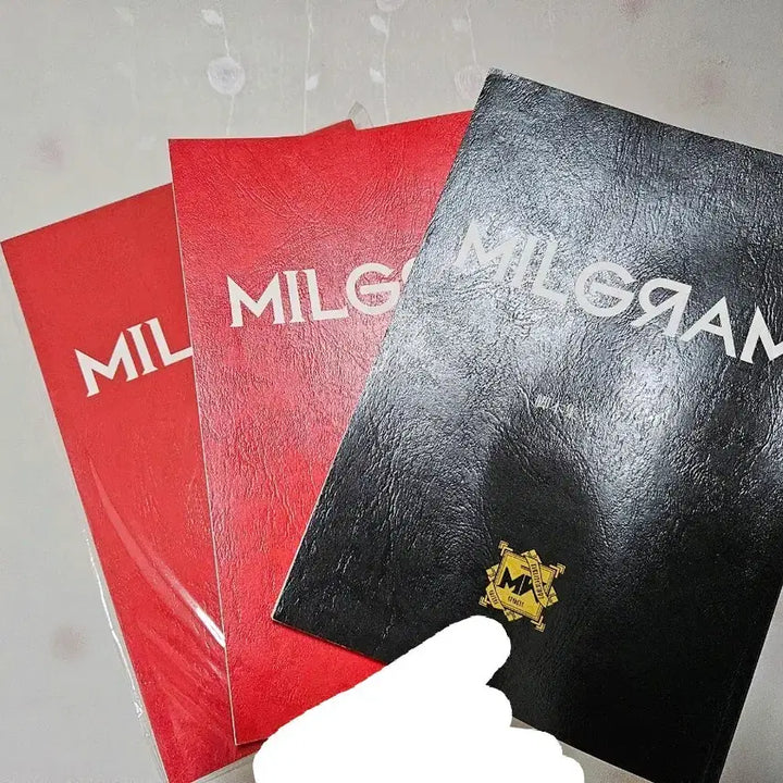 [BUNJANG] Millgram Voice Drama Script Book Set (1st Trial, 2nd Trial, 1st Trial Misprint) - 3 Volumes Bundle / 밀그램 1심 2심 1심파본 각본집 총 세권 일괄 급전