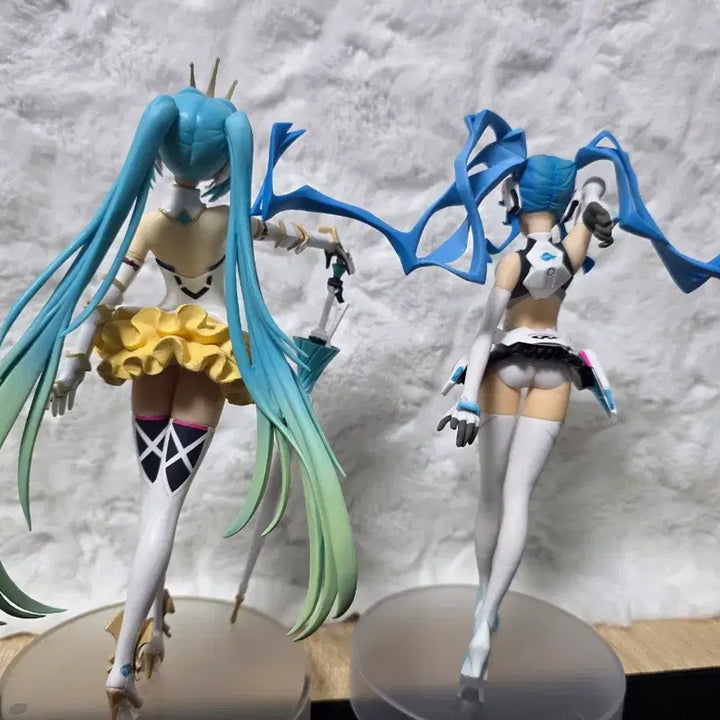 [BUNJANG] Racing Miku 2014 &amp; 2015 SQ Figure Bundle Set / 레이싱 미쿠 2014 2015 SQ 피규어 일괄