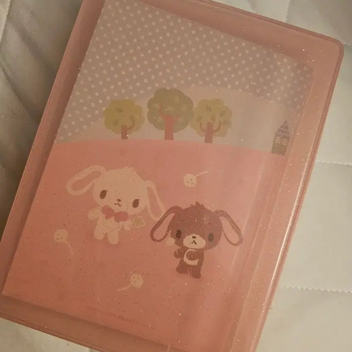 [BUNJANG] Sanrio Sugar Bunny Vintage Storage Box Paper Goods Organizer / 고전 빈티지 슈가 바니지 보관함 지류 보관함 메모지 정리함 산리오