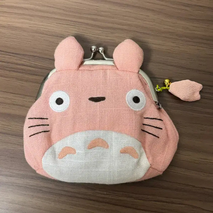 [BUNJANG] Studio Ghibli Totoro Cherry Blossom Gamaguchi Pouch / 지브리 토토로 벚꽃 가마구치