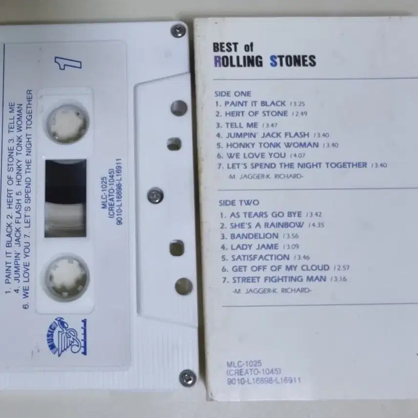 [BUNJANG] The Rolling Stones Best (Cassette Tape) / 롤링 스톤스 - 베스트 (카세트테이프)