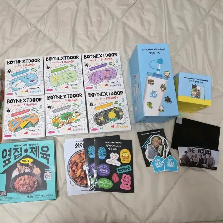 [BUNJANG] BOYNEXTDOOR EDIYA SteamBase Baemin Collaboration Bundle Set / 보이넥스트도어 보넥도 이디야 스팀베이스 배민 콜라보