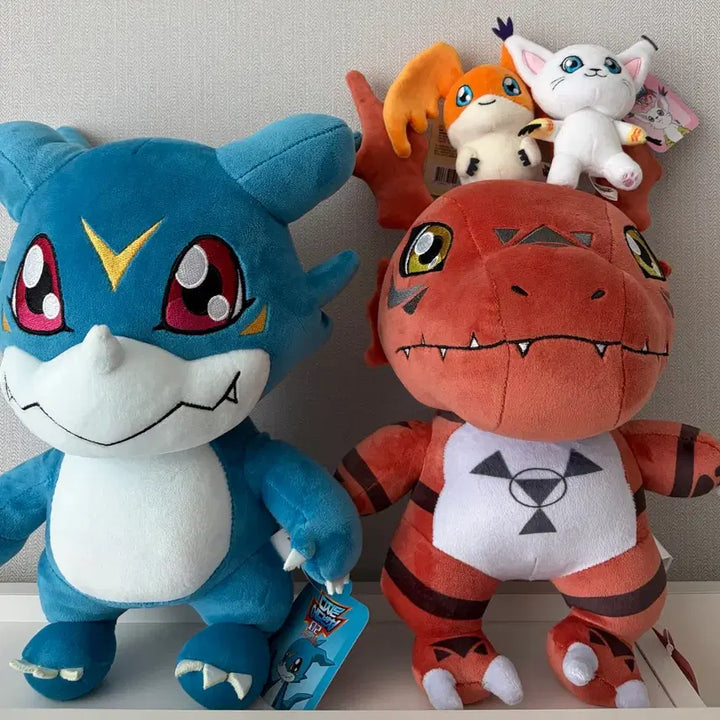 [BUNJANG] Digimon Plush Toys (V-mon, Guilmon, Gatomon, Patamon) / 디지몬 인형 (브이몬 길몬 가트몬 파닥몬)