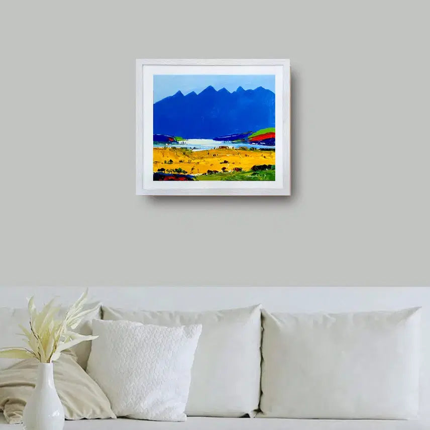 [BUNJANG] Park Kwangchul "Dawn" 10-count Oil Painting on Canvas / 새벽의 계룡산 "여명"