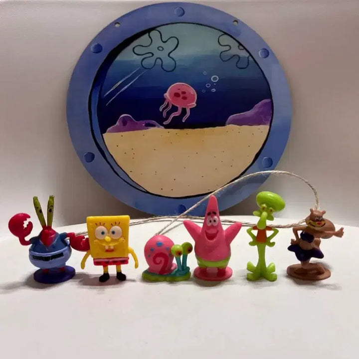 [BUNJANG] SpongeBob SquarePants 6-Figure Set / 스폰지밥 피규어 6종 세트