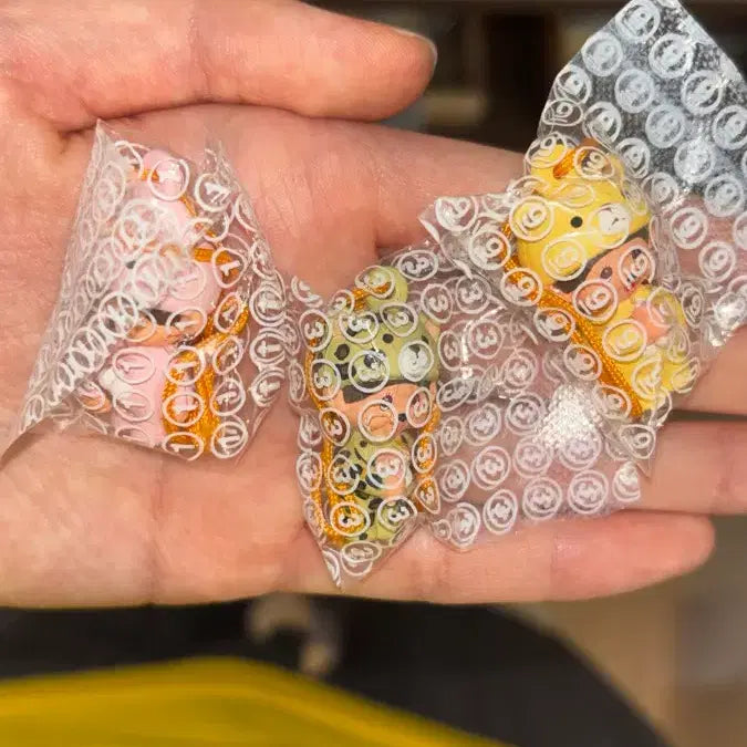 [BUNJANG] Monchhichi Vintage Keychain Leopard Pattern / 몬치치 고전키링
