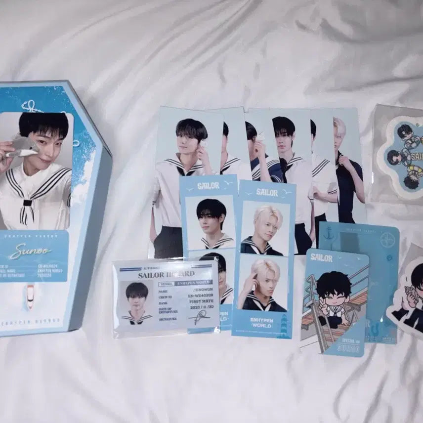 [BUNJANG] ENHYPEN Marine Boy Special Sunoo &amp; Jungwon Set / 엔하이픈 마린보이 스페셜 선우 정원 세트