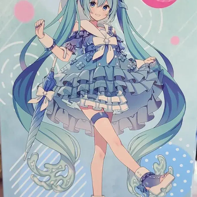 [BUNJANG] Hatsune Miku FuRyu Trio Try iT Raincoat Ver. Figure (Sealed) / [미개봉] 하츠네 미쿠 후류 Trio Try iT 레인코트 피규어