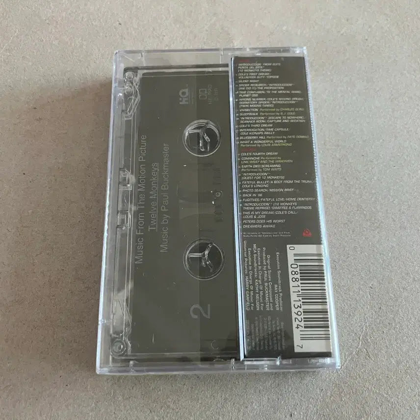 [BUNJANG] 12 Monkeys Original Soundtrack Cassette Tape (Import, Unopened) / 90년대 영화 12몽키즈 OST 영화음악 수입반 미개봉 카세트테이프