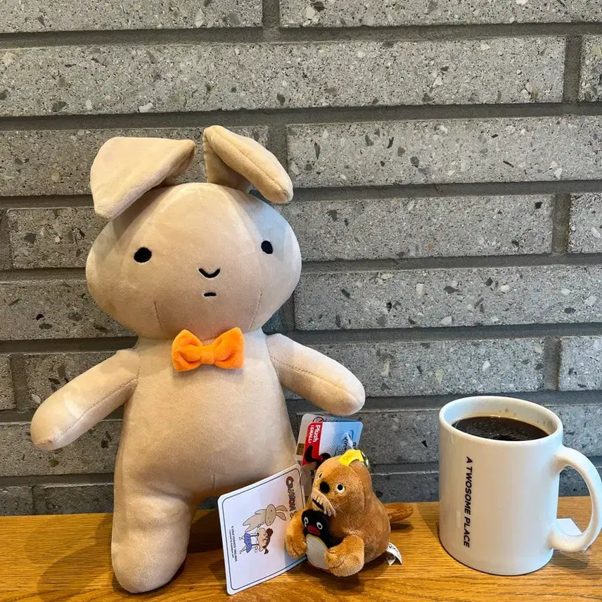 [BUNJANG] Shin-chan Nene Rabbit Plush 33cm / (새상품,정품,택)짱구 네네토끼