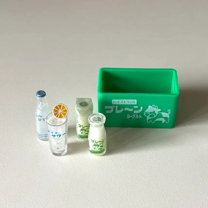 [BUNJANG] Retro Drink &amp; Milk Bottle Miniature Gacha Set / 레트로 음료&amp;우유병 미니어처 가챠