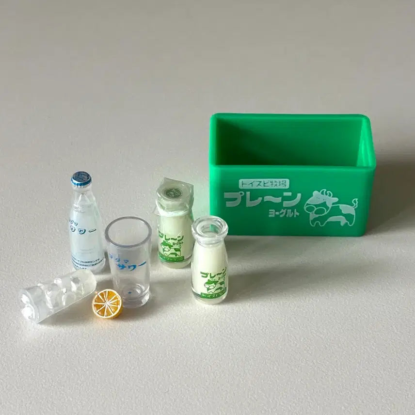[BUNJANG] Retro Drink &amp; Milk Bottle Miniature Gacha Set / 레트로 음료&amp;우유병 미니어처 가챠