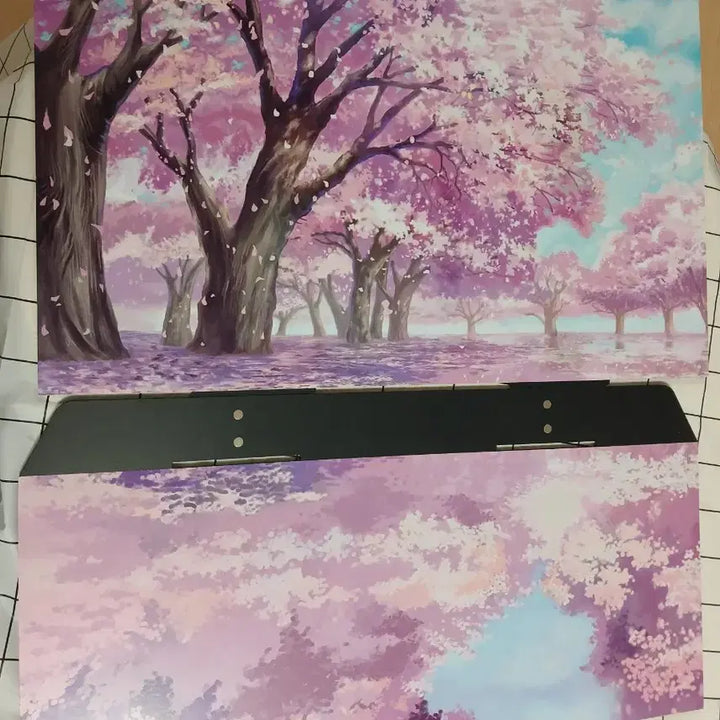 [BUNJANG] Good Smile Company Max Factory Cardcaptor Sakura Figma+ Cherry Blossom Display Background Set / 정품) 카드캡터 사쿠라 피그마 figma+ 전시 벚꽃 배경판 세트