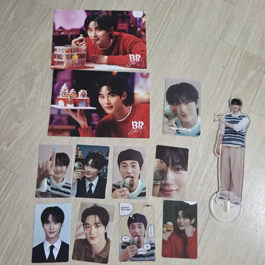 [BUNJANG] Byeon Woo Seok Baskin Robbins Photocard Bundle Set / 변우석 배스킨라빈스