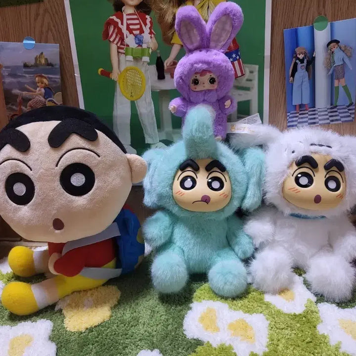 [BUNJANG] Crayon Shin-chan Doll Set / 짱구 인형 일괄 급처 택포