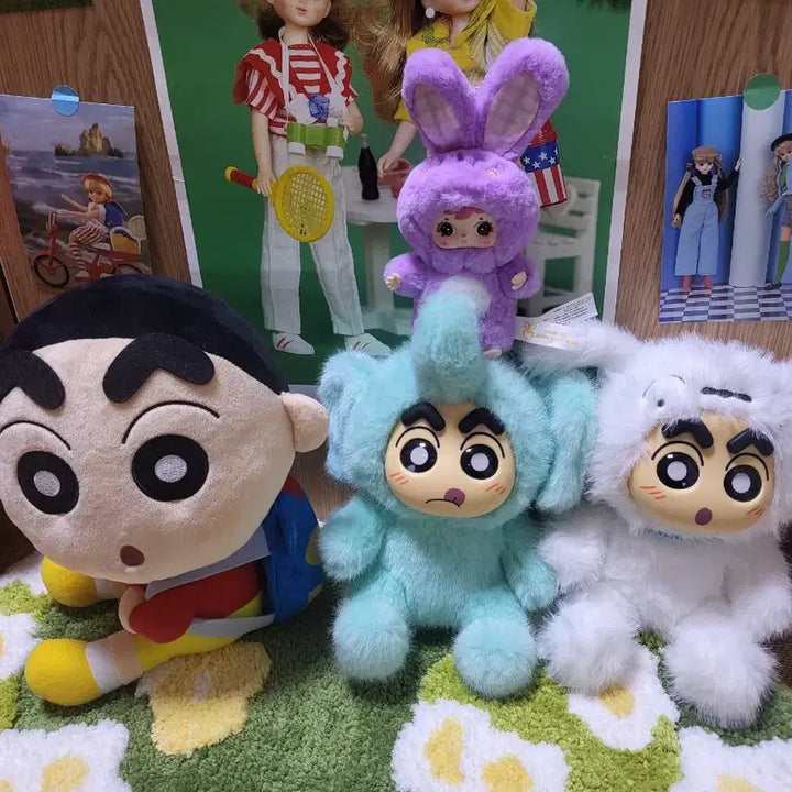 [BUNJANG] Crayon Shin-chan Doll Set / 짱구 인형 일괄 급처 택포
