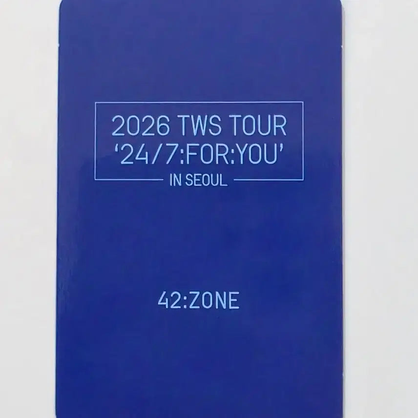 [BUNJANG] TWS Youngjae 42 Zone Photocard / 투어스 영재 42존포카