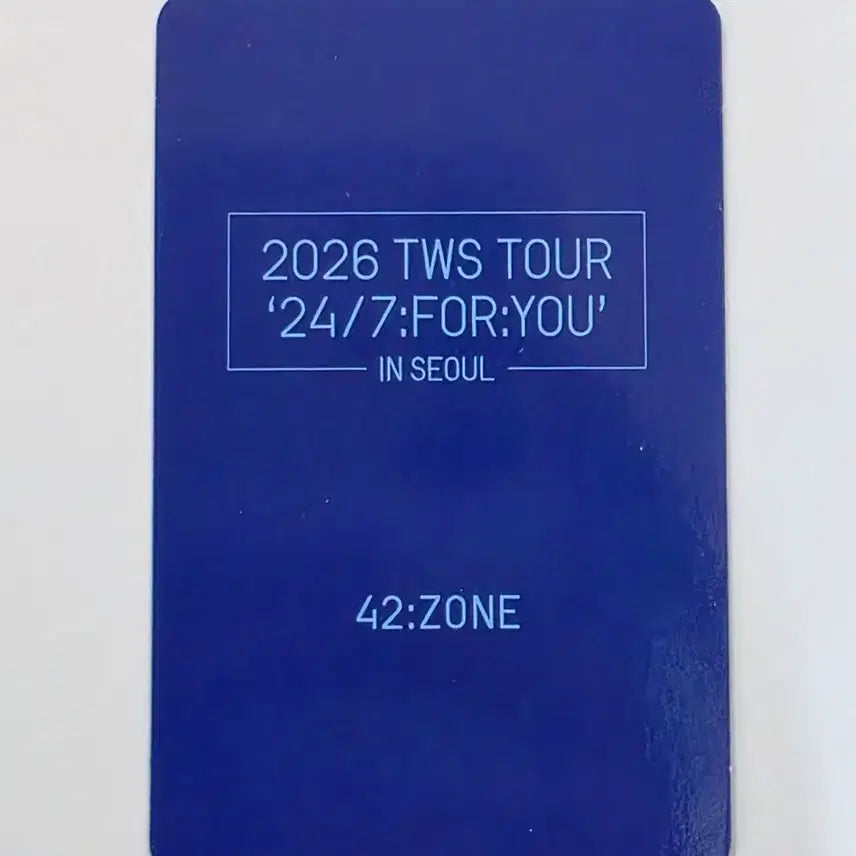 [BUNJANG] TWS Hanjin Photocard 42nd Zone / 투어스 한진 42존포카