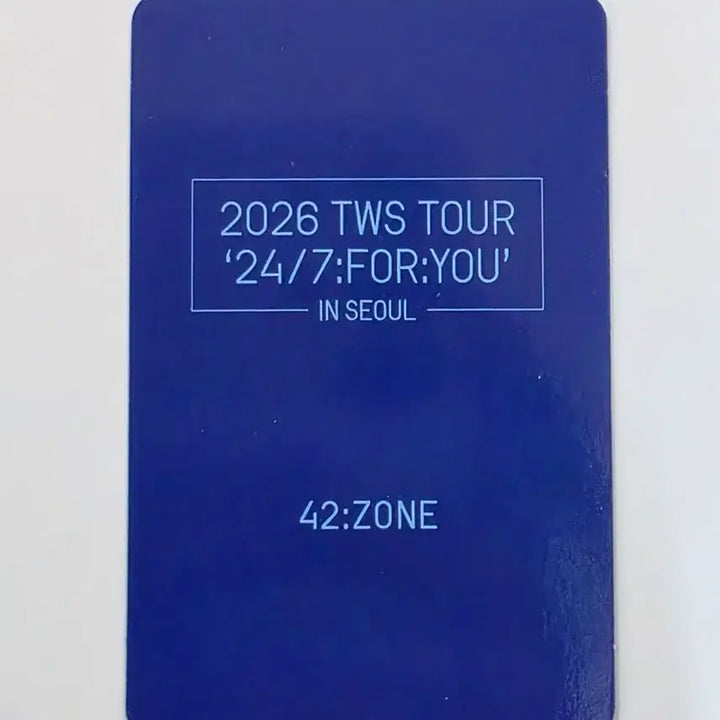 [BUNJANG] TWS Hanjin Photocard 42nd Zone / 투어스 한진 42존포카