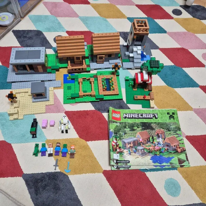 [BUNJANG] LEGO Minecraft 21128 The Village Set with Instructions / 레고 마인크래프트 21128 마을 + 설명서 포함