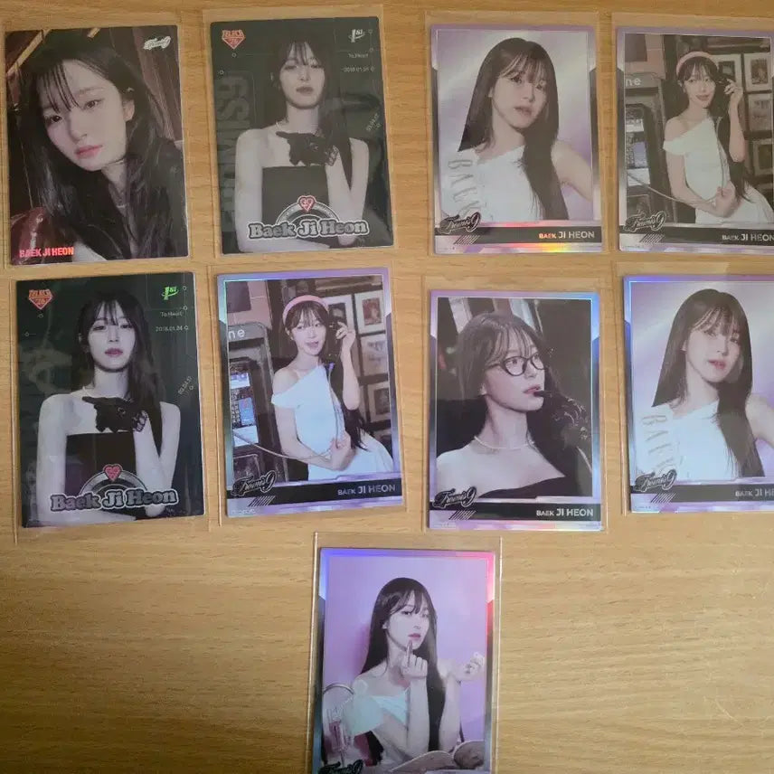 [BUNJANG] fromis_9 Baek Ji-heon Photocard Bundle Set / 프로미스 나인 백지헌 카드