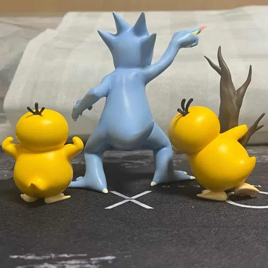 [BUNJANG] Limousine Pokemon Scale World Golduck &amp; Psyduck A/B Full Set Resin Figure / Limousine 고라파덕A+B세트 포켓몬 스케일월드 레진 피규어 판매