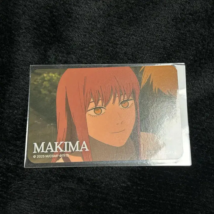 [BUNJANG] Chainsaw Man Makima Lucky Draw Photocard / 체인소맨 레제편 카페 콜라보 팝업스토어 마키마 특전 랠리 포카 카드