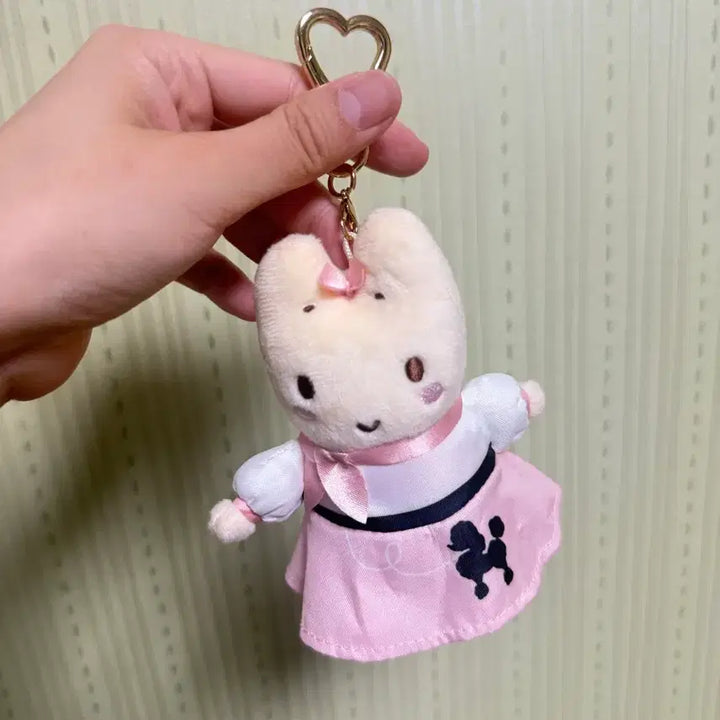 [BUNJANG] Marron Cream Poodle Plush Keychain / 마론크림 일본정품 키링