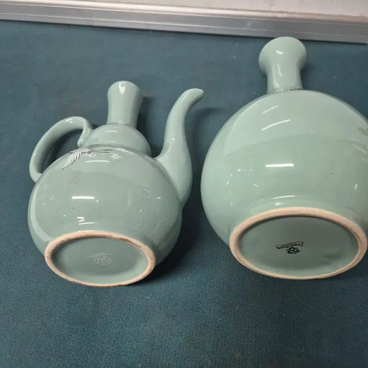 [BUNJANG] Antique Korean Ceramic Vase and Teapot Set / 근대사도자기2점일괄