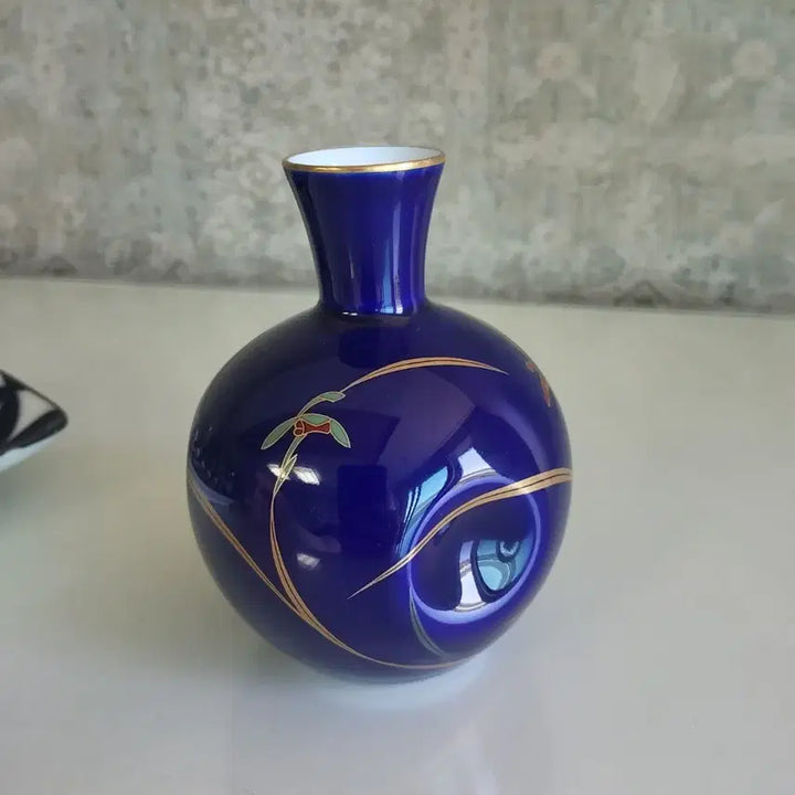 [BUNJANG] Japanese Kōransha Cobalt Blue Sake Bottle / 일본 향란사 코발트블루 술병1