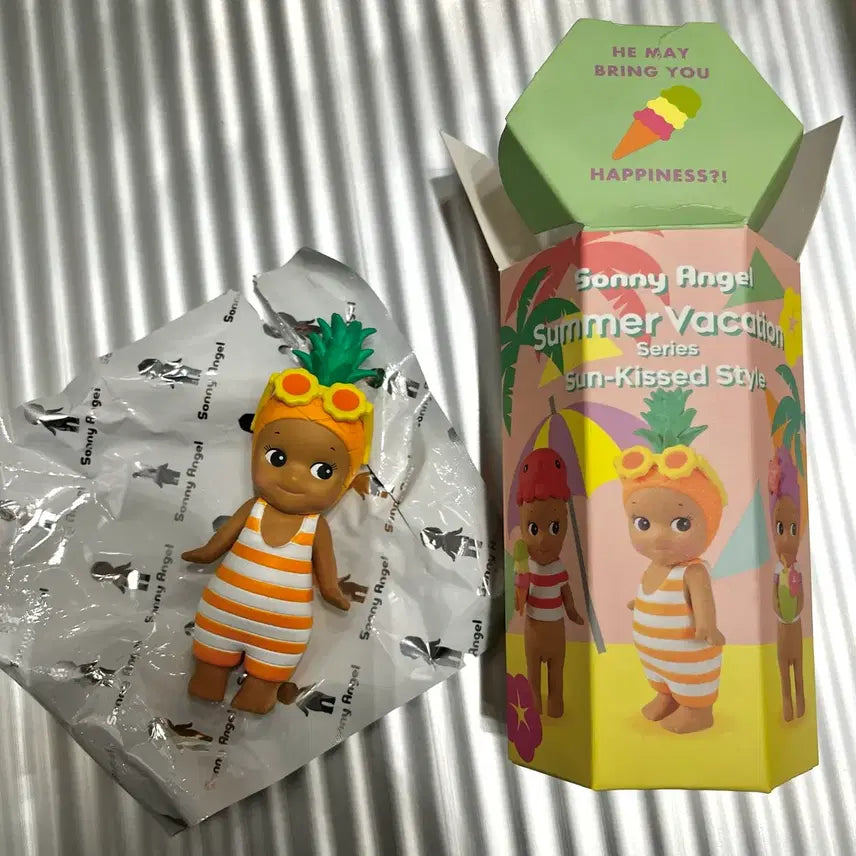 [BUNJANG] Sonny Angel Summer Vacation Sunkist Pineapple Figure / [완전새제품] 소니엔젤 썸머 베케이션 선키스트 파인애플 피규어
