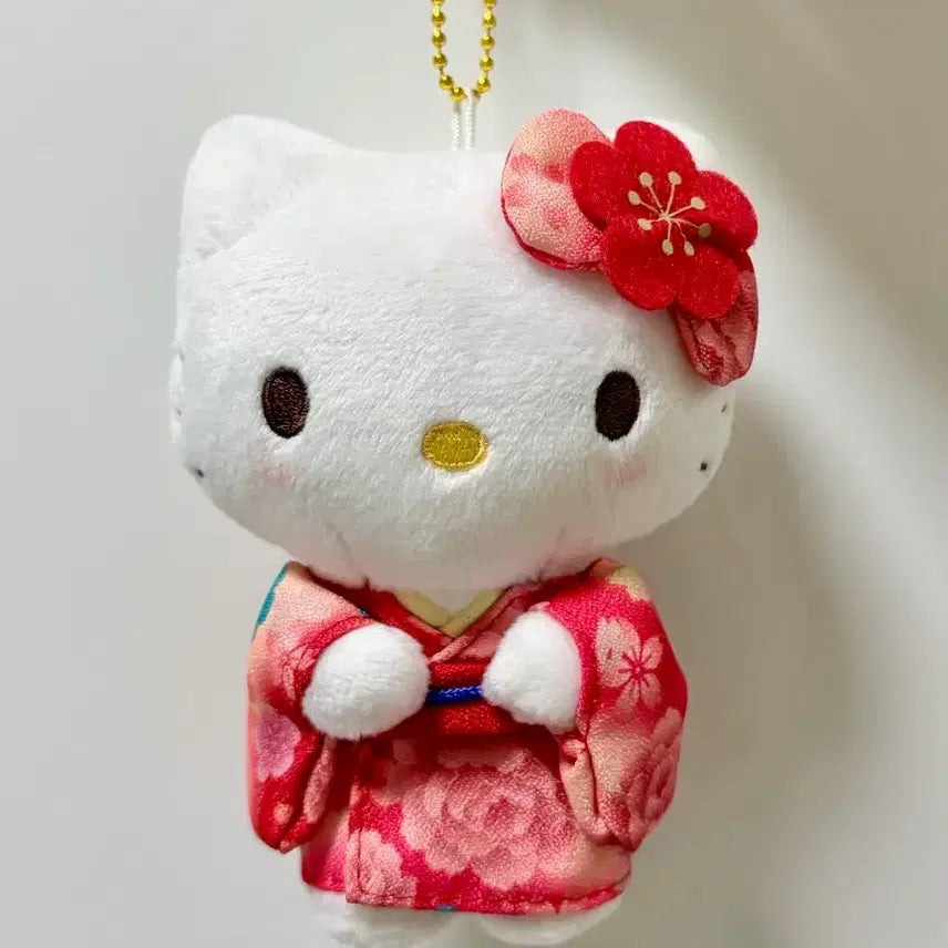 [BUNJANG] Hello Kitty Kimono Keychain Plush Doll / 18일 오늘까지 판매)정품산리오 기모노 키티 키링 인형