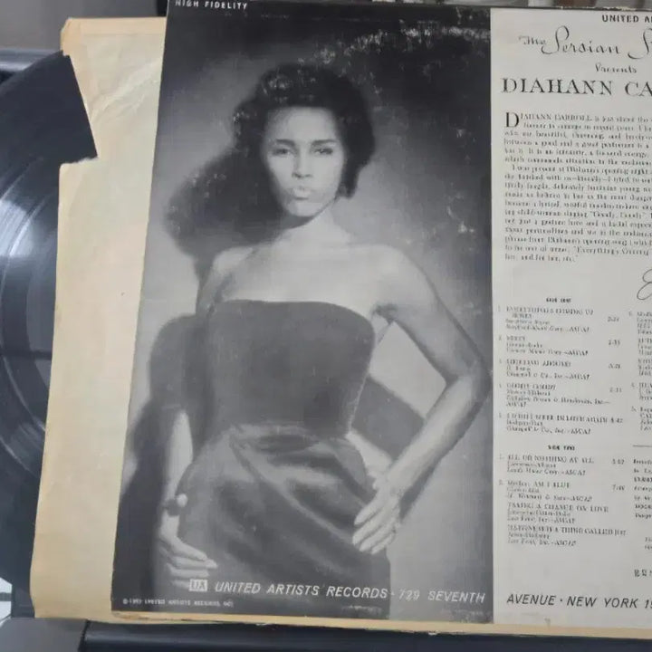 [BUNJANG] Diahann Carroll The Persian Room Live LP Record / Diahann Carroll_The Persian Room~_LP USA