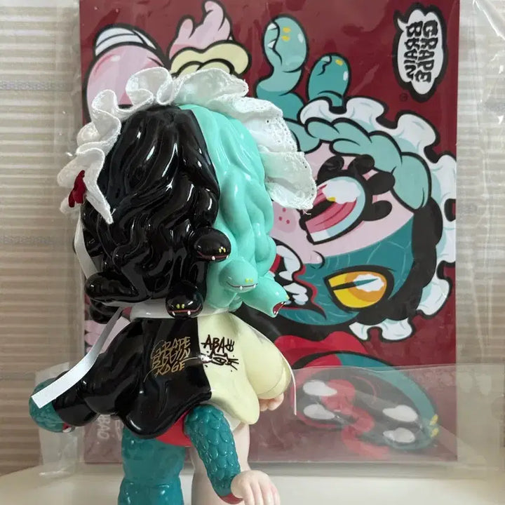[BUNJANG] Grape Brain Aba-O Sofubi Vinyl Figure / 그레이프브레인 아바오 아트토이 소프비 sofubi grapebrain