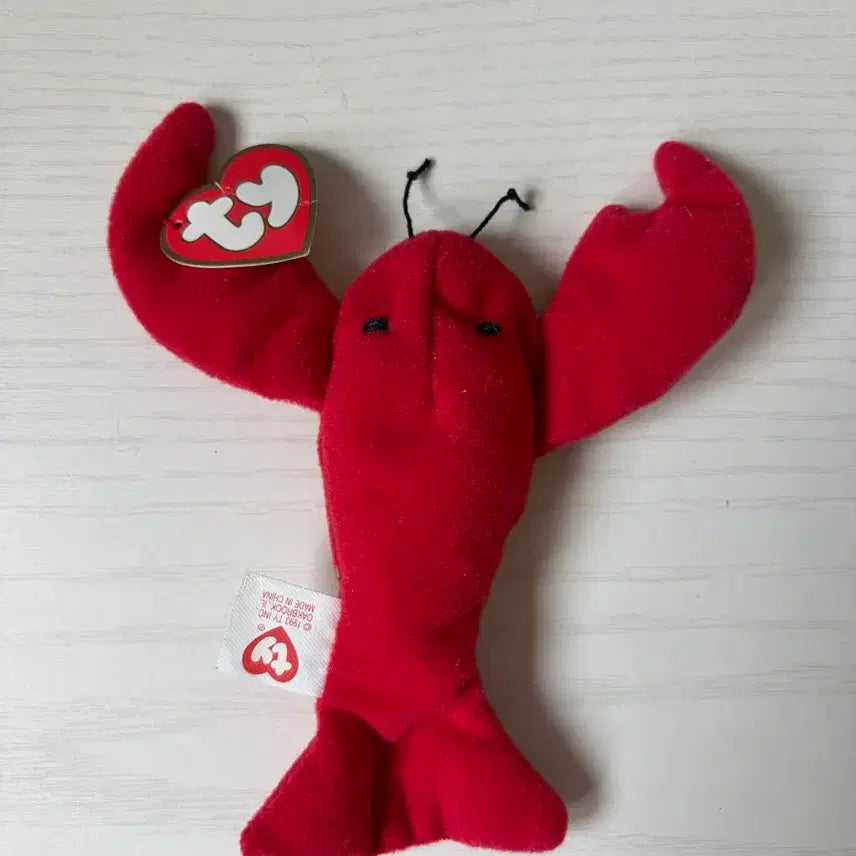 [BUNJANG] Ty Vintage Lobster Plush / Ty 인형 빈티지 가재 인형