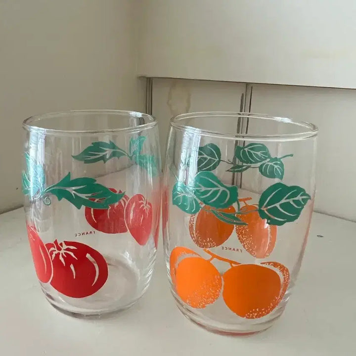 [BUNJANG] French Vintage Mini Glass Set (2 pcs) / 프랑스 빈티지 미니글라스잔 2p
