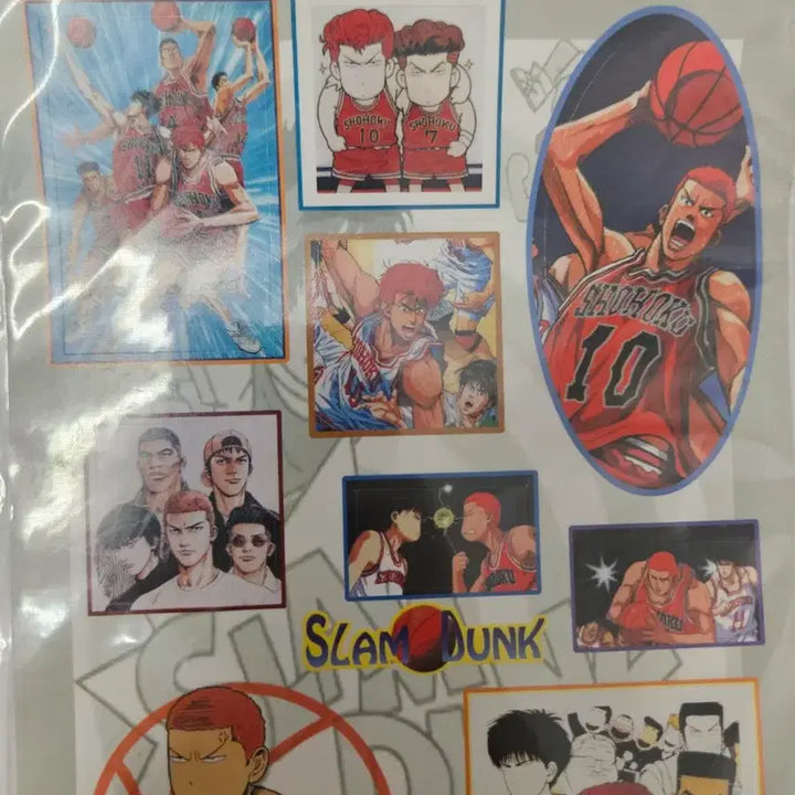 [BUNJANG] Slam Dunk Retro Vintage Stickers (1990s) / 고전 문구 애니 슬램덩크 스티커 1 레트로 빈티지 스티커
