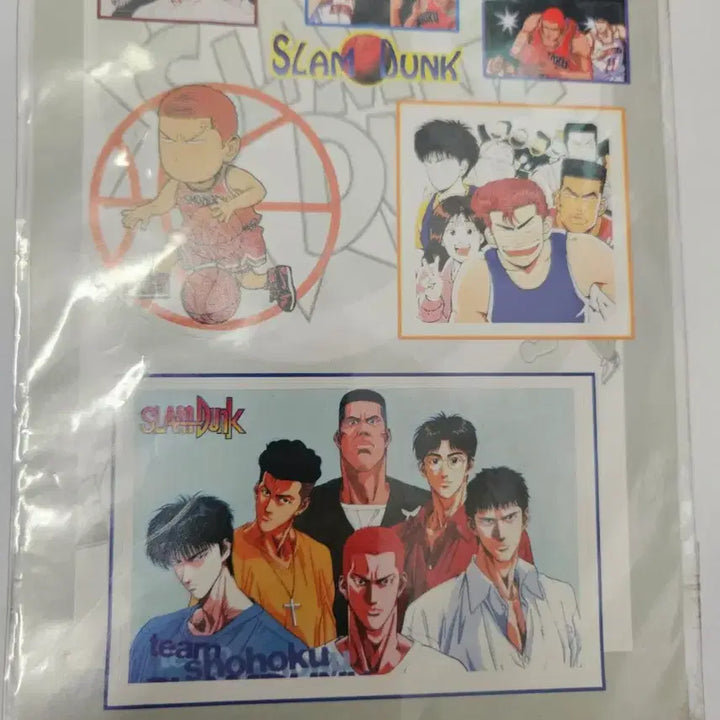 [BUNJANG] Slam Dunk Retro Vintage Stickers (1990s) / 고전 문구 애니 슬램덩크 스티커 1 레트로 빈티지 스티커