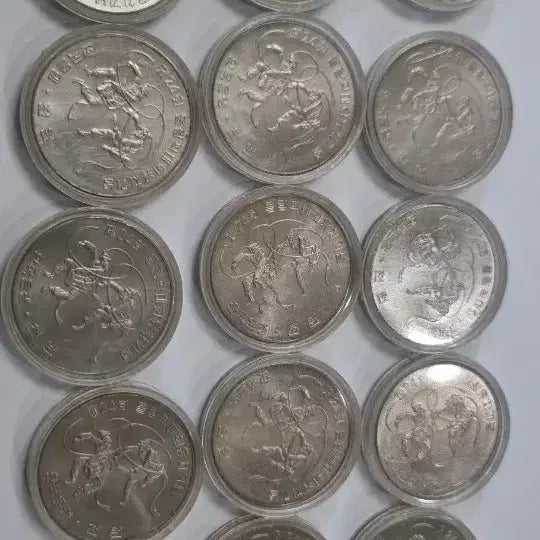 [BUNJANG] 1988 Seoul Olympics Commemorative 1000 Won Coin (Mint Condition, 15 pcs) / 제24회 서울올림픽 유치기념 1000원 주화 캡슐보관 미사용급 15개 일