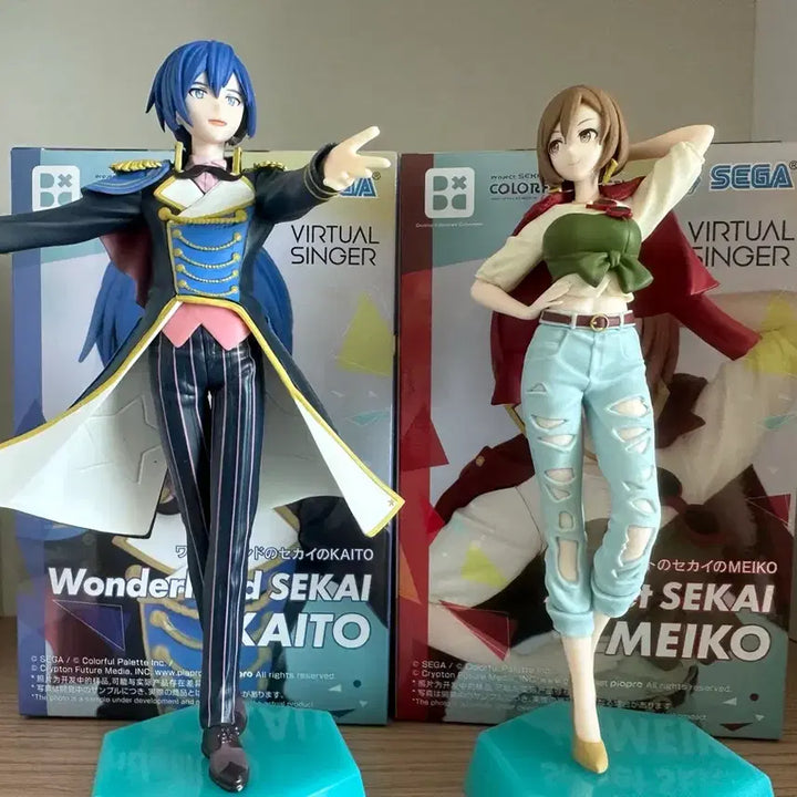 [BUNJANG] Project SEKAI Kaito &amp; Meiko Figure Bundle Set / 프로세카 프세카 카이토,메이코 피규어 일괄 판매