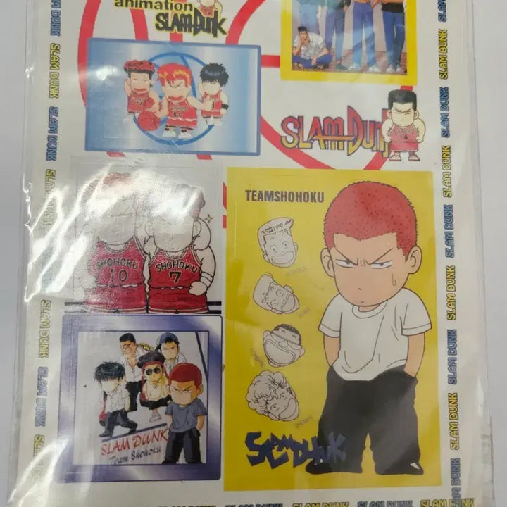 [BUNJANG] Slam Dunk Retro Vintage Stickers / 고전 문구 애니 슬램덩크 스티커 2 레트로 빈티지 스티커